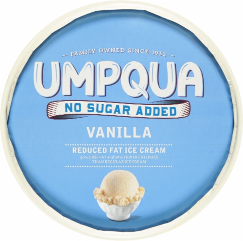 Umpqua Dairy Vanilla Ice Cream Perspective: top