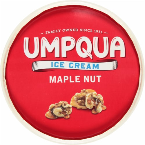 Umpqua Maple Nut Ice Cream Tub Perspective: top
