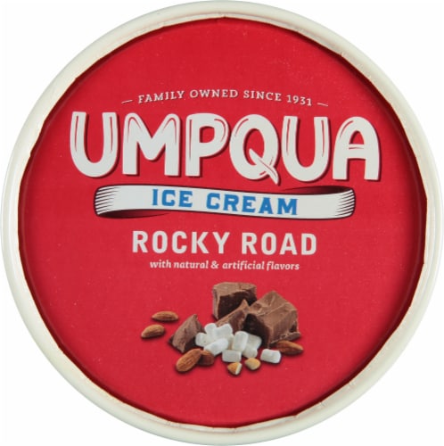 Umpqua Rocky Road Ice Cream Tub Perspective: top