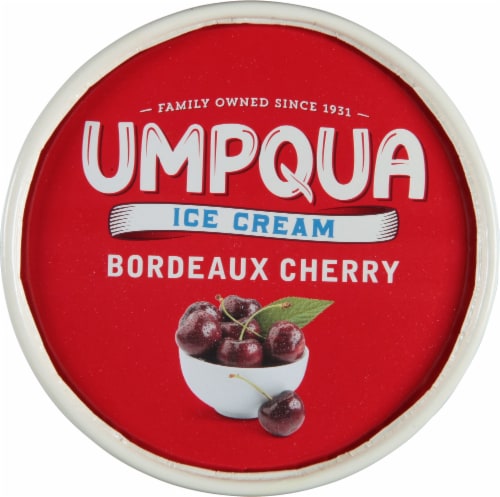 Umpqua Bordeaux Cherry Ice Cream Tub Perspective: top