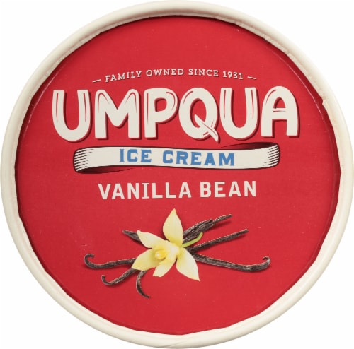 Umpqua Vanilla Bean Ice Cream Tub Perspective: top