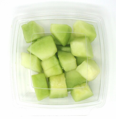 Fresh Pak Honeydew Chunks Perspective: top