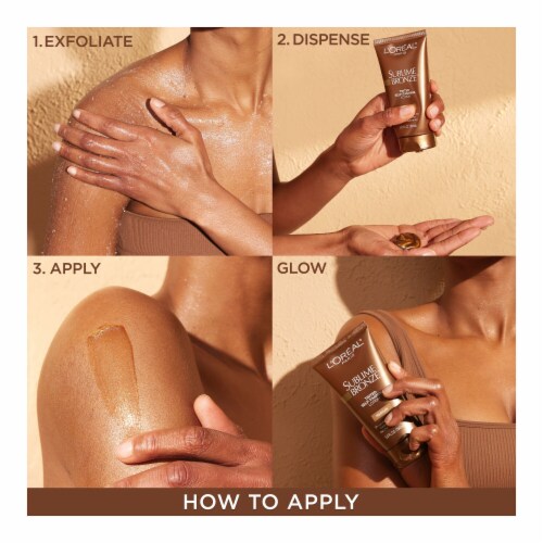 L'Oreal Paris Sublime Bronze Self-Tanning Tinted Lotion with Vitamin E Perspective: top