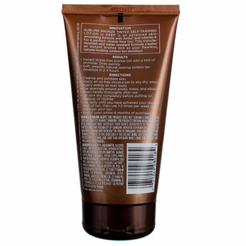 L'Oreal Paris Skincare Sublime Bronze Tinted Self-Tanning Lotion Deep Natural Perspective: top