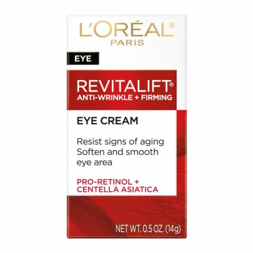L'Oreal Paris Revitalift Eye Cream Anti-Wrinkle & Firming Fragrance-Free Perspective: top