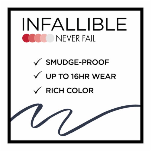 L'Oreal Paris Infallible Never Fail Pencil Eyeliner 541 Navy Perspective: top