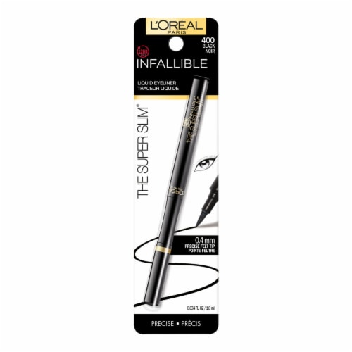 L'Oreal Paris Infallible Super Slim Liquid Eyeliner 400 Black Perspective: top