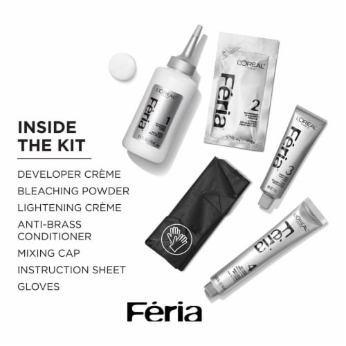 L'Oreal Paris Feria Very Platinum Permanent Hair Color Perspective: top