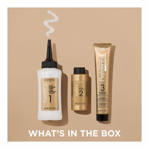 L'Oreal Paris Superior Preference LB02 Extra Light Natural Blonde Permanent Hair Color Perspective: top