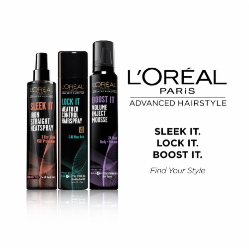 L'Oreal Paris Advanced Hairstyle Lock It Hairspray Perspective: top