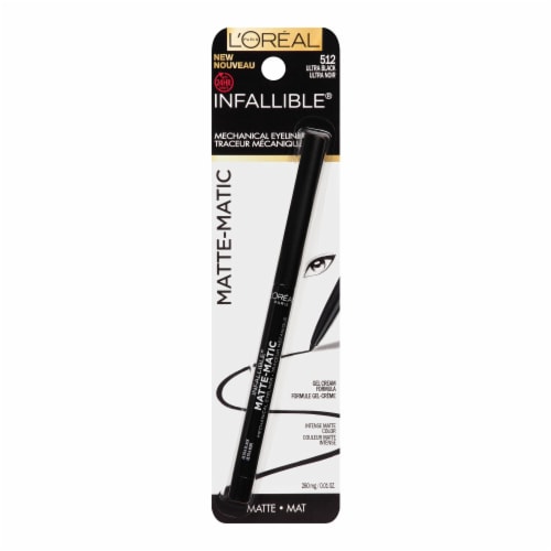 L'Oreal Paris Infallible Matte-Matic Mechanical Eyeliner 512 Ultra Black Perspective: top