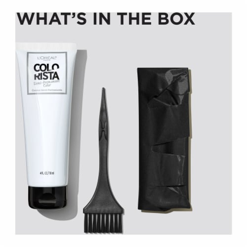 L'Oreal Paris Colorista Blondes Semi-Permanent Purple Hair Color Perspective: top