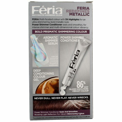L'Oreal Paris Feria 42 Dark Iridescent Brown Hair Color, 1 ct - Ralphs