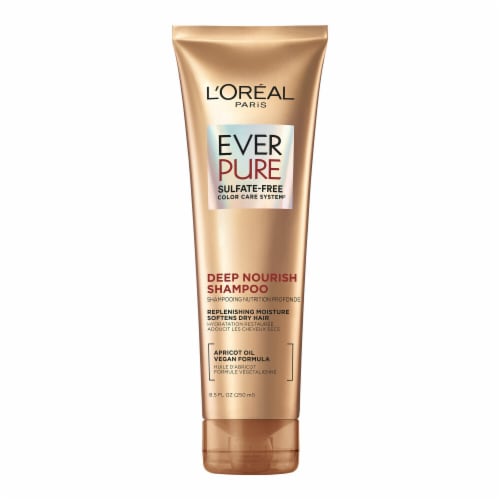 L'Oreal Paris EverPure Deep Nourish Shampoo Sulfate Free for Dry Hair Perspective: top