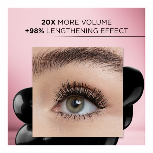 L'Oreal Paris Voluminous Lash Paradise Black Brown 202 Mascara Perspective: top