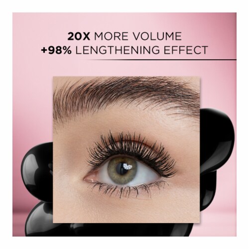 L'Oreal Paris Voluminous Lash Paradise Blackest Black 204 Waterproof Mascara Perspective: top