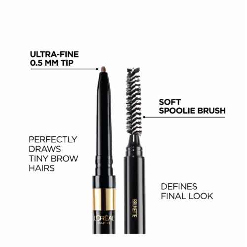 L'Oreal Paris Brow Stylist Definer Eyebrow Pencil Waterproof 392 Light Brunette Perspective: top