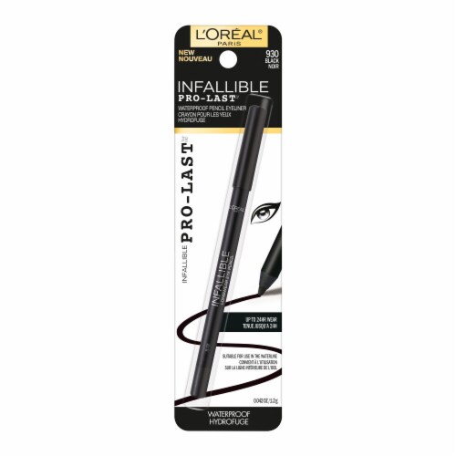 L'Oreal Paris Infallible Pro-Last Pencil Eyeliner Waterproof 930 Black Perspective: top