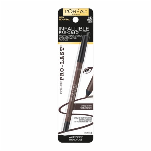 L'Oreal Paris Infallible Pro-Last Pencil Eyeliner Waterproof 940 Brown Perspective: top