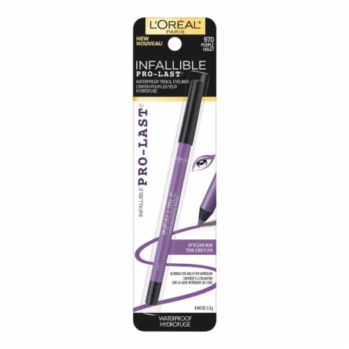 L'Oreal Paris Infallible Pro-Last Pencil Eyeliner Waterproof 970 Purple Perspective: top