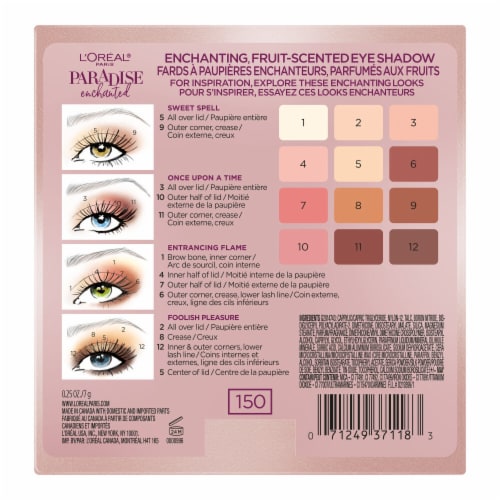 L'Oreal Paris Paradise Enchanted Eyeshadow Palette 150 Perspective: top