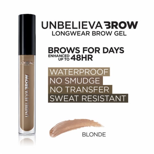 L'Oreal Paris Unbelieva Brow Tinted Brow Gel Longwear Waterproof 560 Blonde Perspective: top