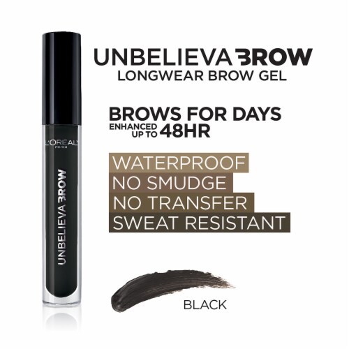 L'Oreal Paris Unbelieva Brow Tinted Brow Gel Longwear Waterproof 580 Black Perspective: top
