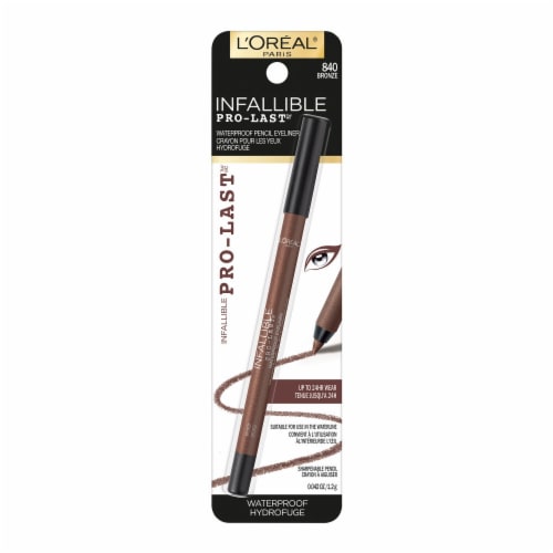 L'Oreal Paris Infallible Pro-Last Pencil Eyeliner Waterproof 840 Bronze Perspective: top
