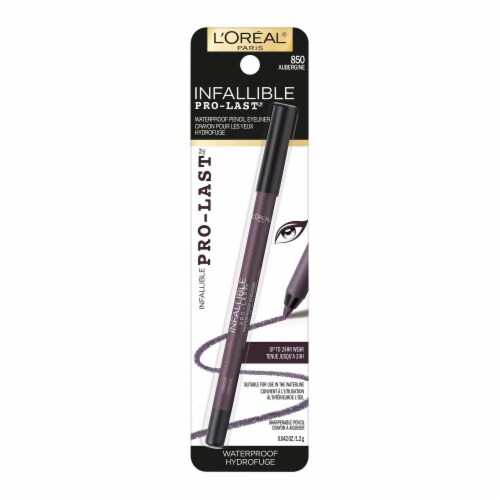 L'Oreal Paris Infallible Pro-Last Pencil Eyeliner Waterproof 850 Aubergine Perspective: top