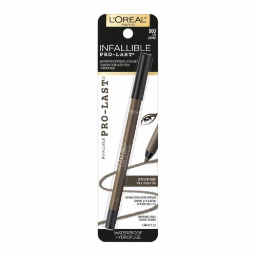 L'Oreal Paris Infallible Pro-Last Pencil Eyeliner Waterproof 860 Ivy Perspective: top
