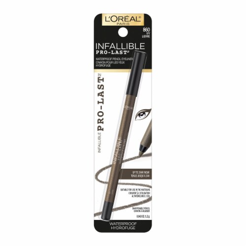 L'Oreal Paris Infallible Pro-Last Pencil Eyeliner Waterproof 860 Ivy Perspective: top
