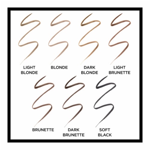 L'Oreal Paris Brow Stylist Definer Eyebrow Pencil Waterproof 385 Light Blonde Perspective: top