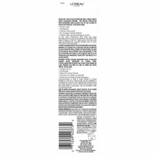 L'Oreal Matte Signature Liquid Dip Eyeliner 730 Burgundy Perspective: top