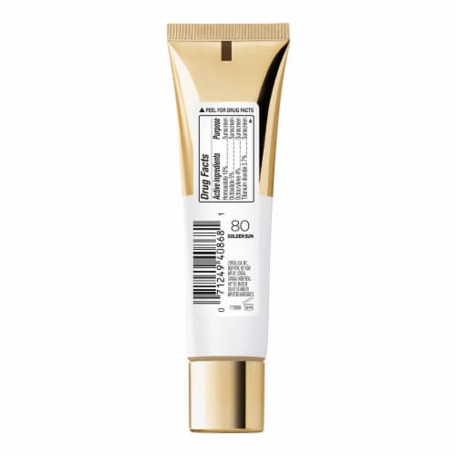 L'Oreal Paris Radiant Serum Foundation with SPF 50 80 Golden Sun Perspective: top