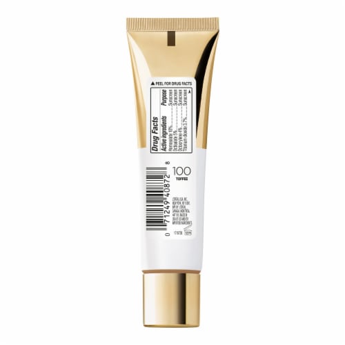 L'Oreal Paris Radiant Serum Foundation with SPF 50 100 Toffee Perspective: top