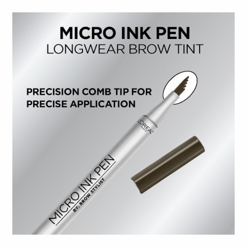 L'Oreal Paris Brow Stylist Micro Ink Pen 642 Dark Brunette Perspective: top