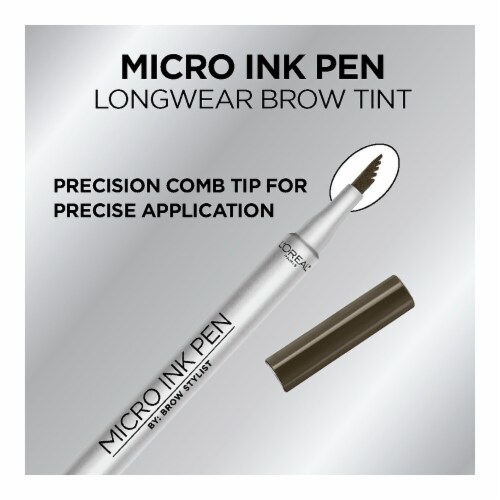 L'Oreal Paris Brow Stylist Micro Ink Pen 642 Dark Brunette Perspective: top