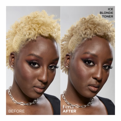 L'Oreal® Paris Feria® Ice Blonde Semi-Permanent Power Toner Perspective: top