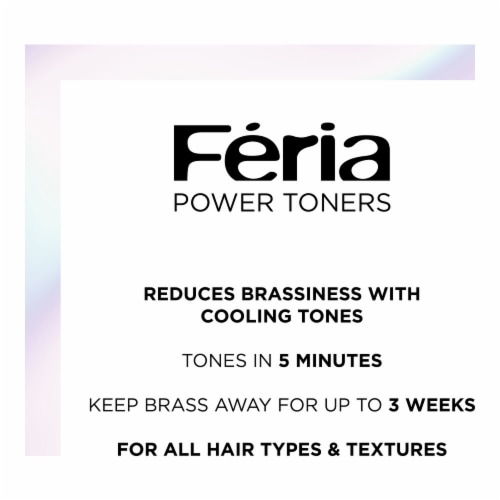 L'Oreal Paris Feria Power Pearl Blonde 9V Toner Perspective: top