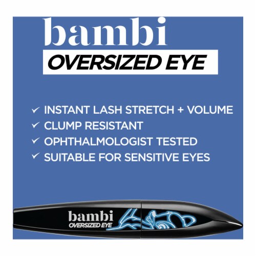 L'Oreal Paris Bambi Oversized Eye Mascara Instant Volume Washable 408 Intense Black Perspective: top
