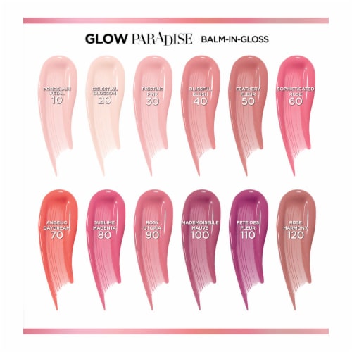 L'Oreal Paris Glow Paradise Lip Balm In Gloss 40 Blissful Blush Perspective: top