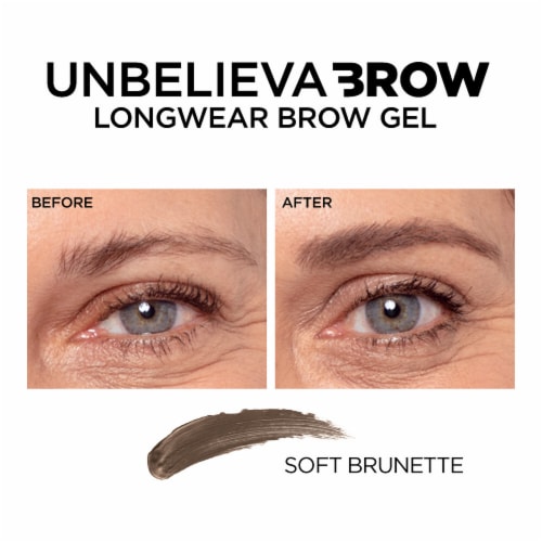 L'Oreal Paris Unbelieva Brow Tinted Brow Gel Longwear Waterproof 567 Soft Brunette Perspective: top