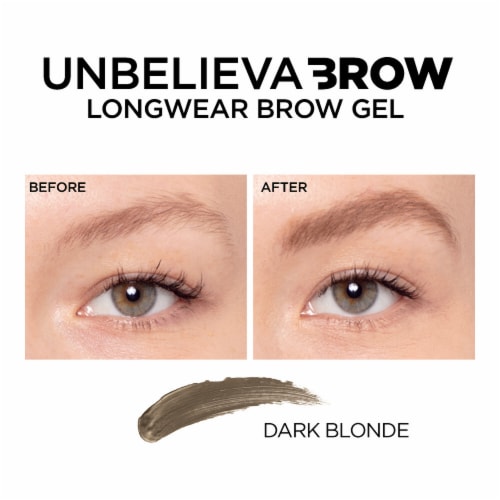 L'Oreal Paris Unbelieva Brow Tinted Brow Gel Longwear Waterproof 563 Dark Blonde Perspective: top