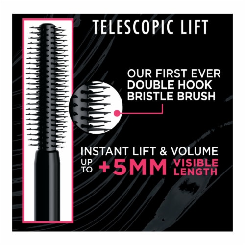 L'Oreal Paris Telescopic Lift Mascara Washable 990 Blackest Black Perspective: top
