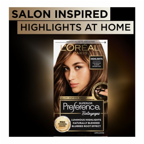 L'Oreal Paris Superior Preference Light Brown To Brown Balayage At-Home Highlighting Perspective: top