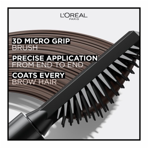 L'Oreal Paris Infallible Brow Mascara Volumizing 24 HR 5 Brunette Perspective: top