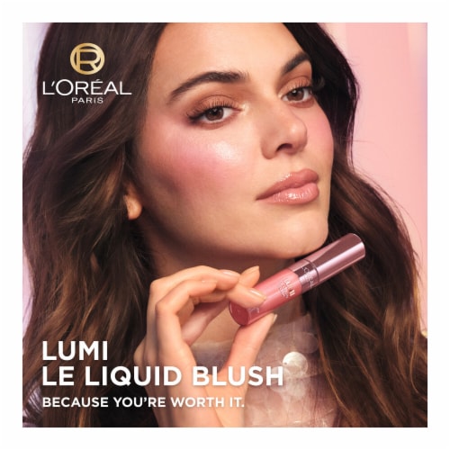 L'Oreal Paris Lumi Le Liquid Blush 605 Dewy Bright Pink Perspective: top