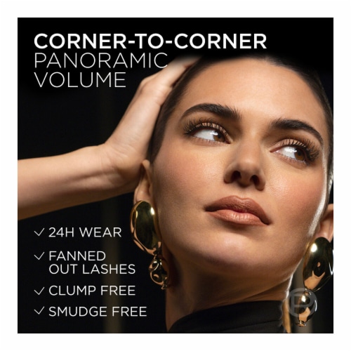 L'Oreal Paris Voluminous Panorama Mascara Washable 704 All Night Black Perspective: top
