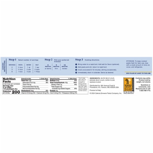Ronzoni Gluten Free Non-GMO Vegan Thin Spaghetti Pasta Perspective: top