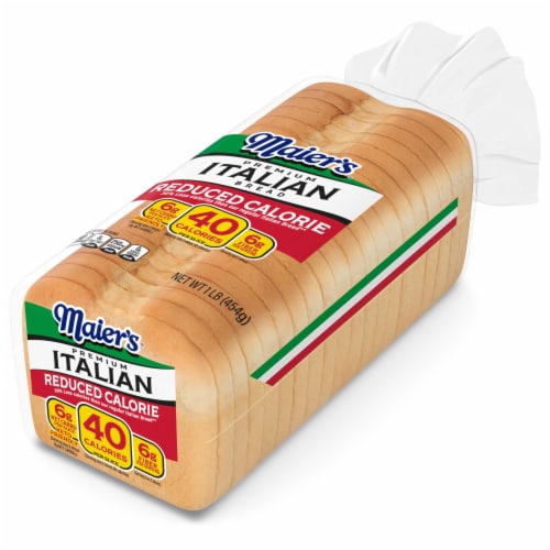 Maier's Reduced Calorie Premium Italian Bread Perspective: top